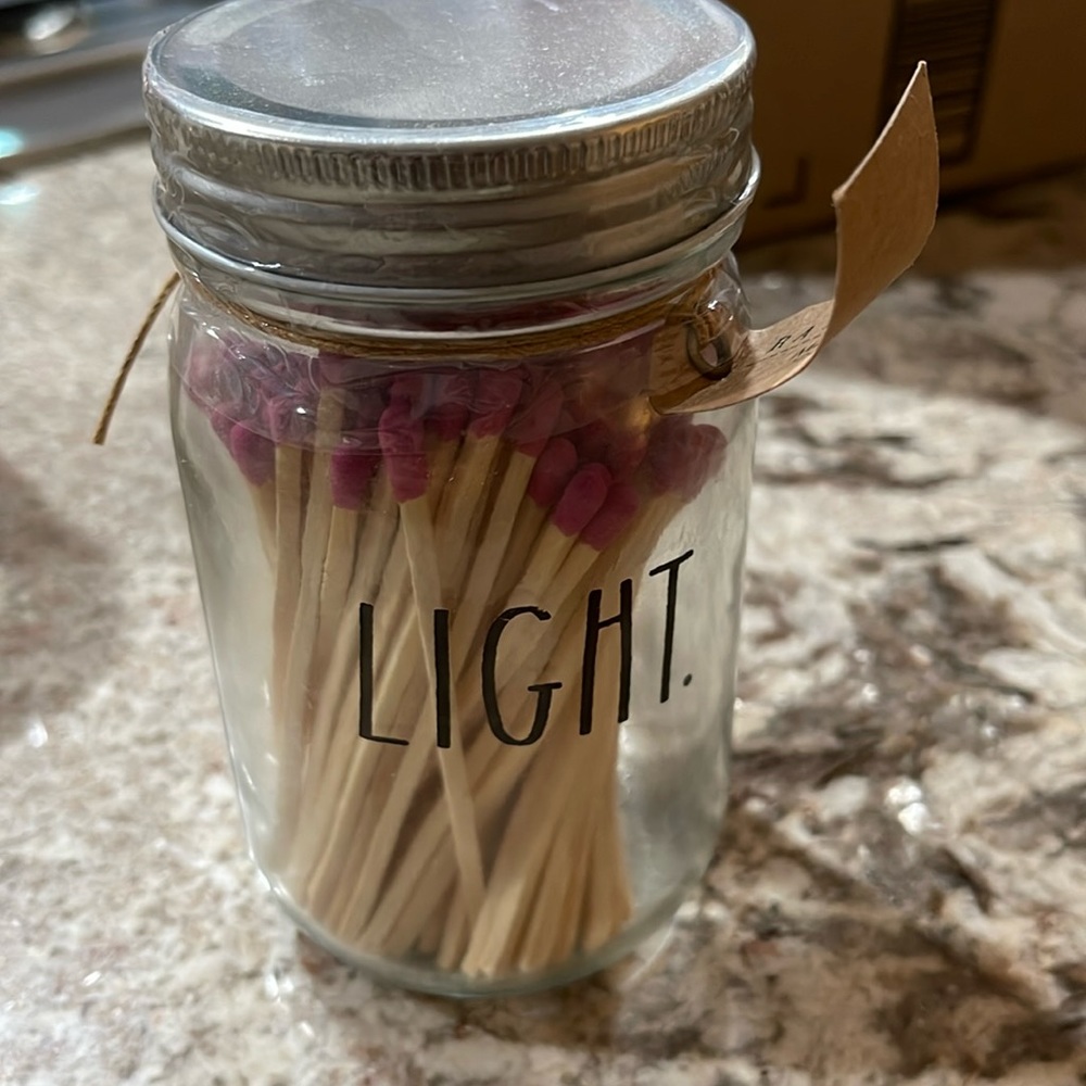 Rae Dunn matches “lights” 100 matches